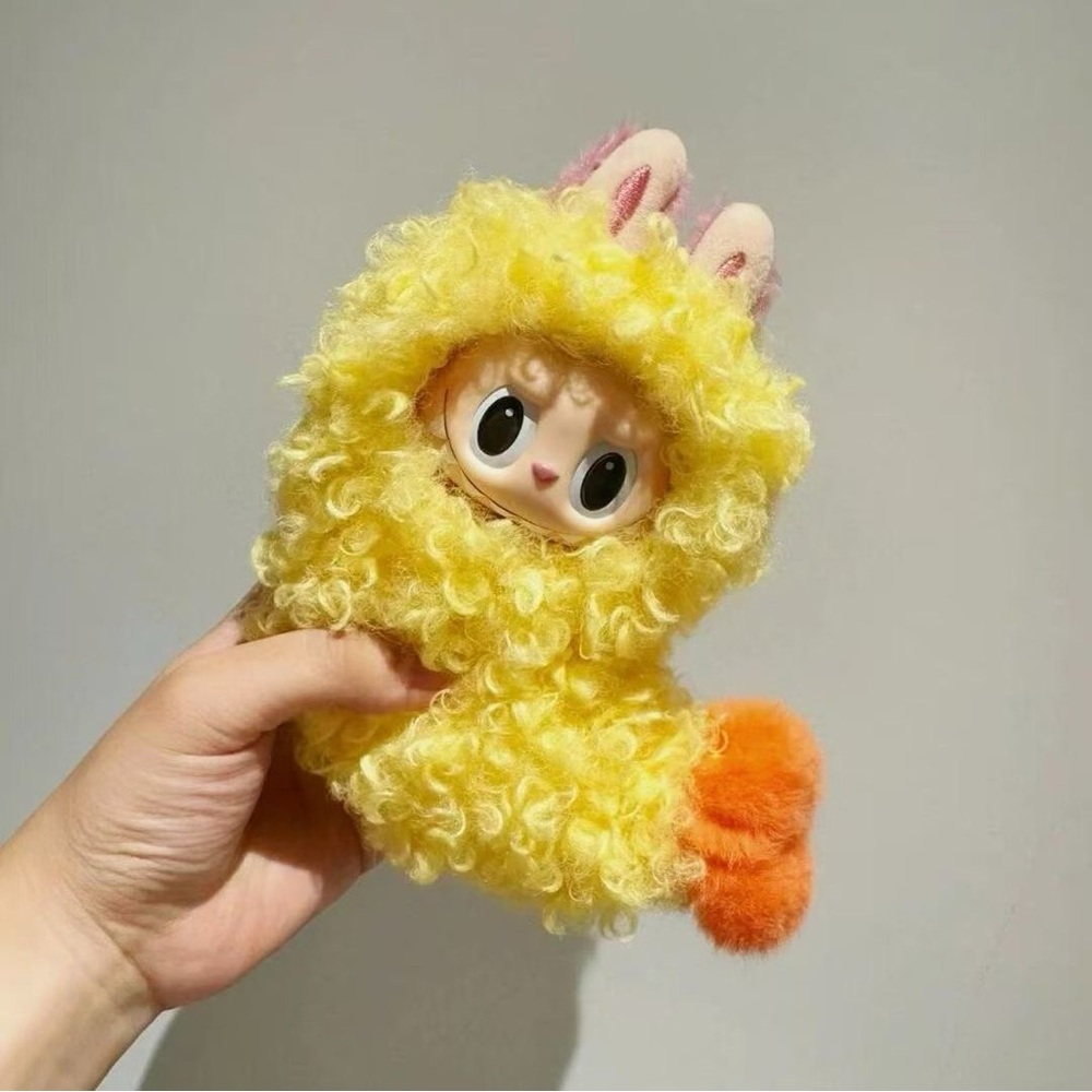 Labubu Shrimp Tempura Costume Sushi Yellow The Monsters Have A Seat Outfit